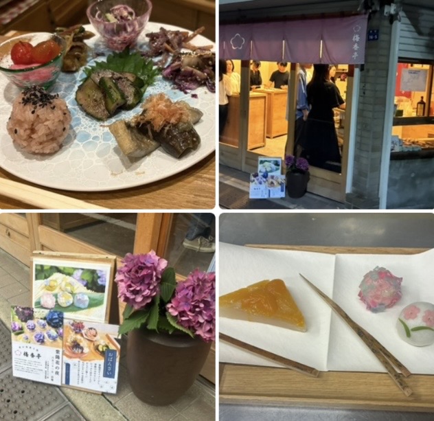 夜の和菓子屋