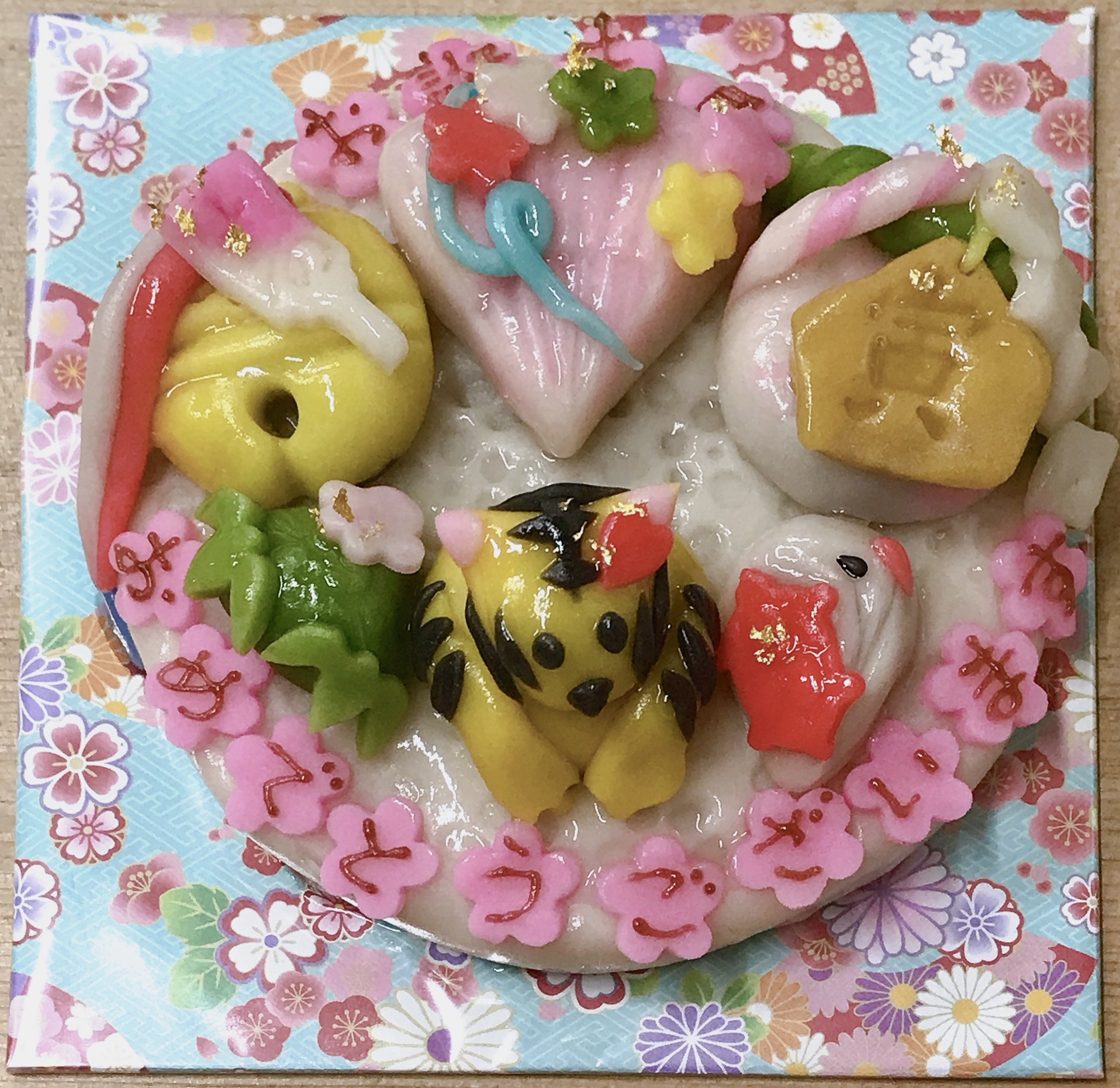 お誕生日和菓子ケーキ   ＮＯ１７８