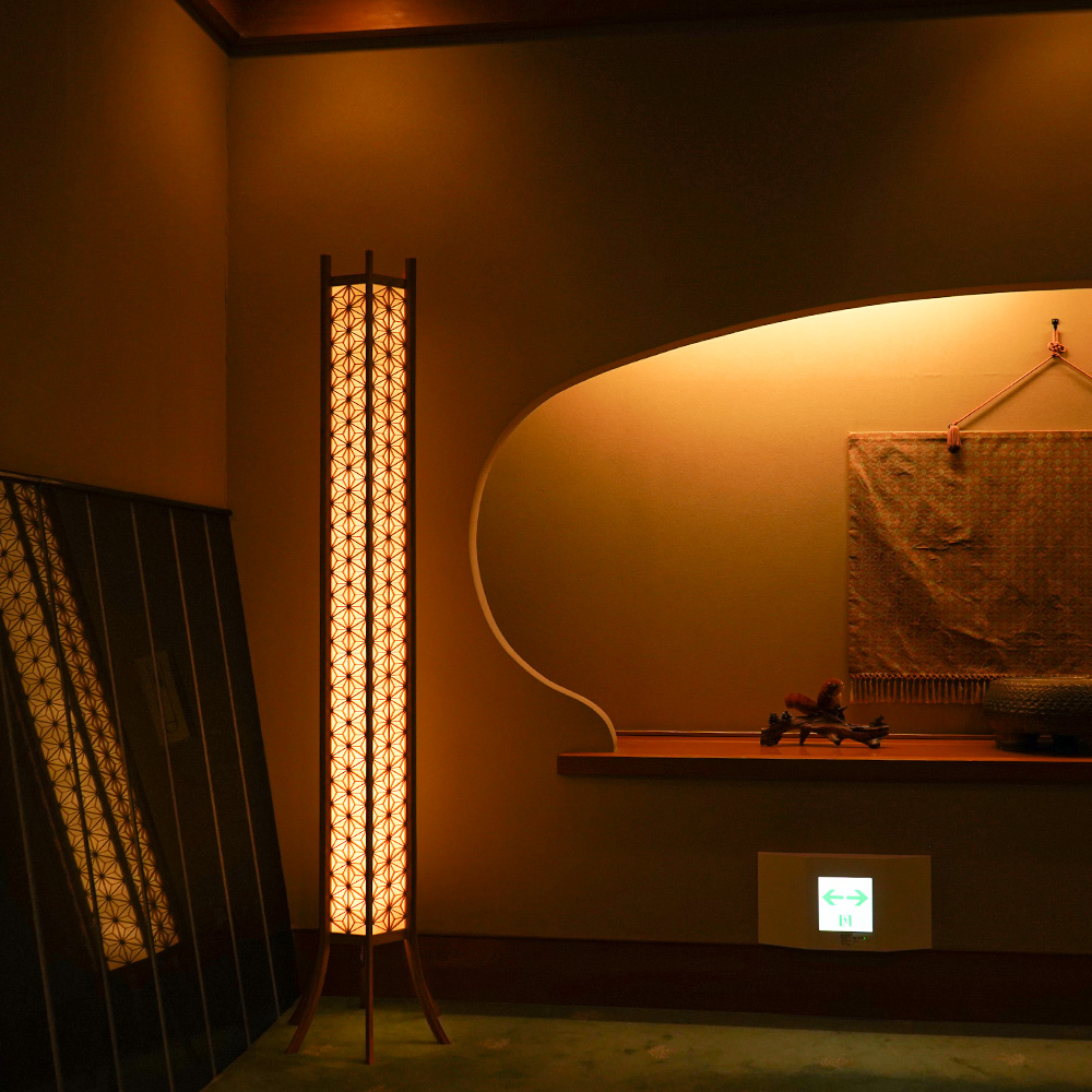 長野県松本市美ヶ原温泉の旅館　翔峰に組子行灯を納品しました。