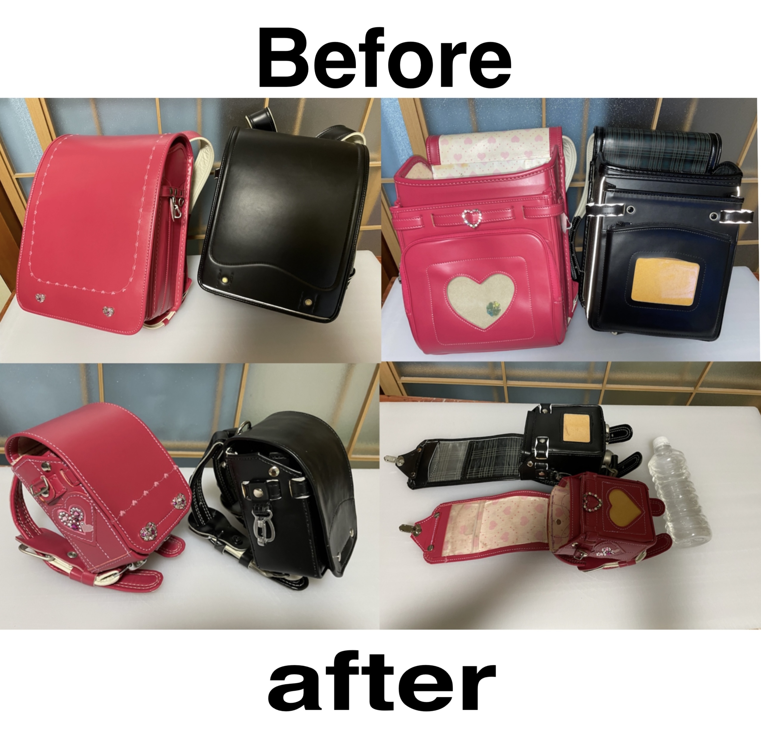 ランドセルをミニランドセルにリメイク