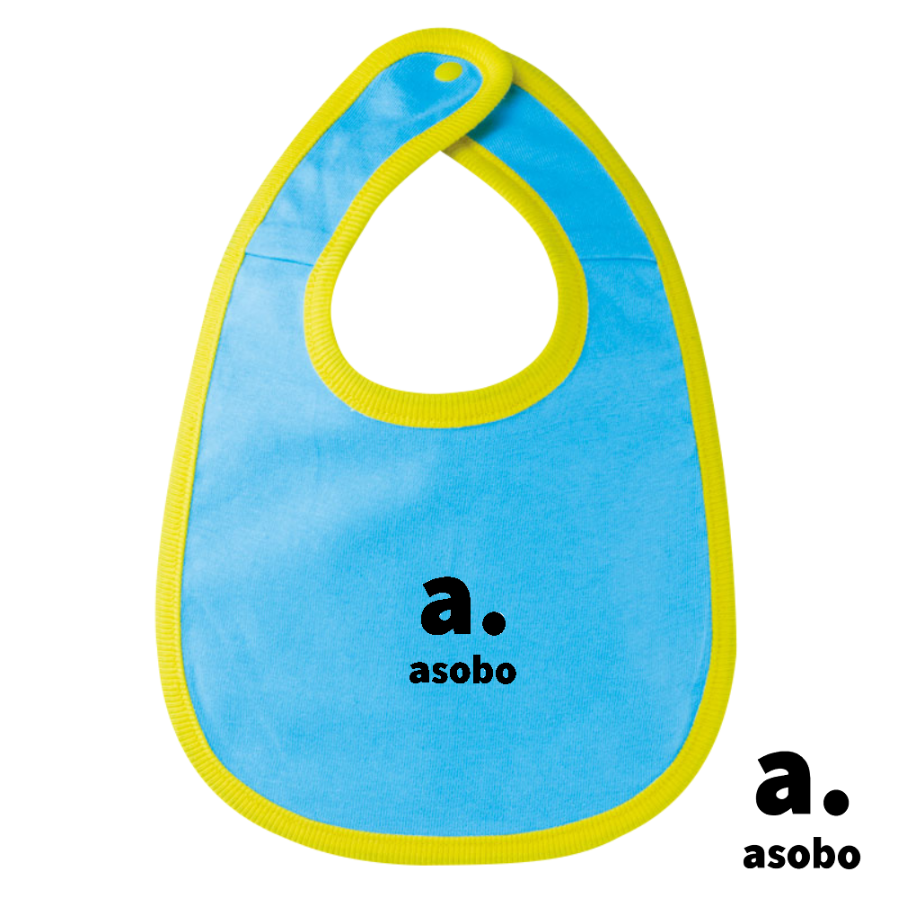 ベイビービブ。アクアブルー×イエロー。販売中です