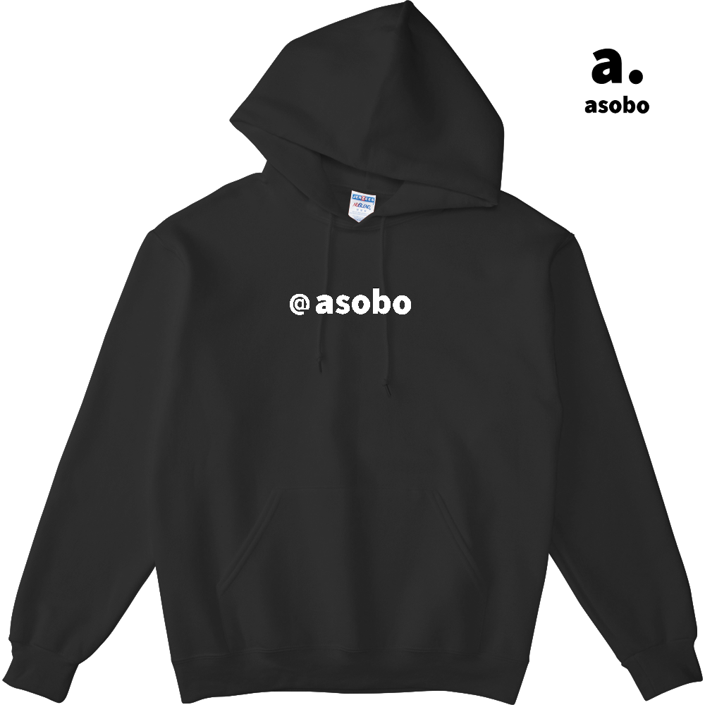 @asobo。パーカー。ブラック。No.2108。