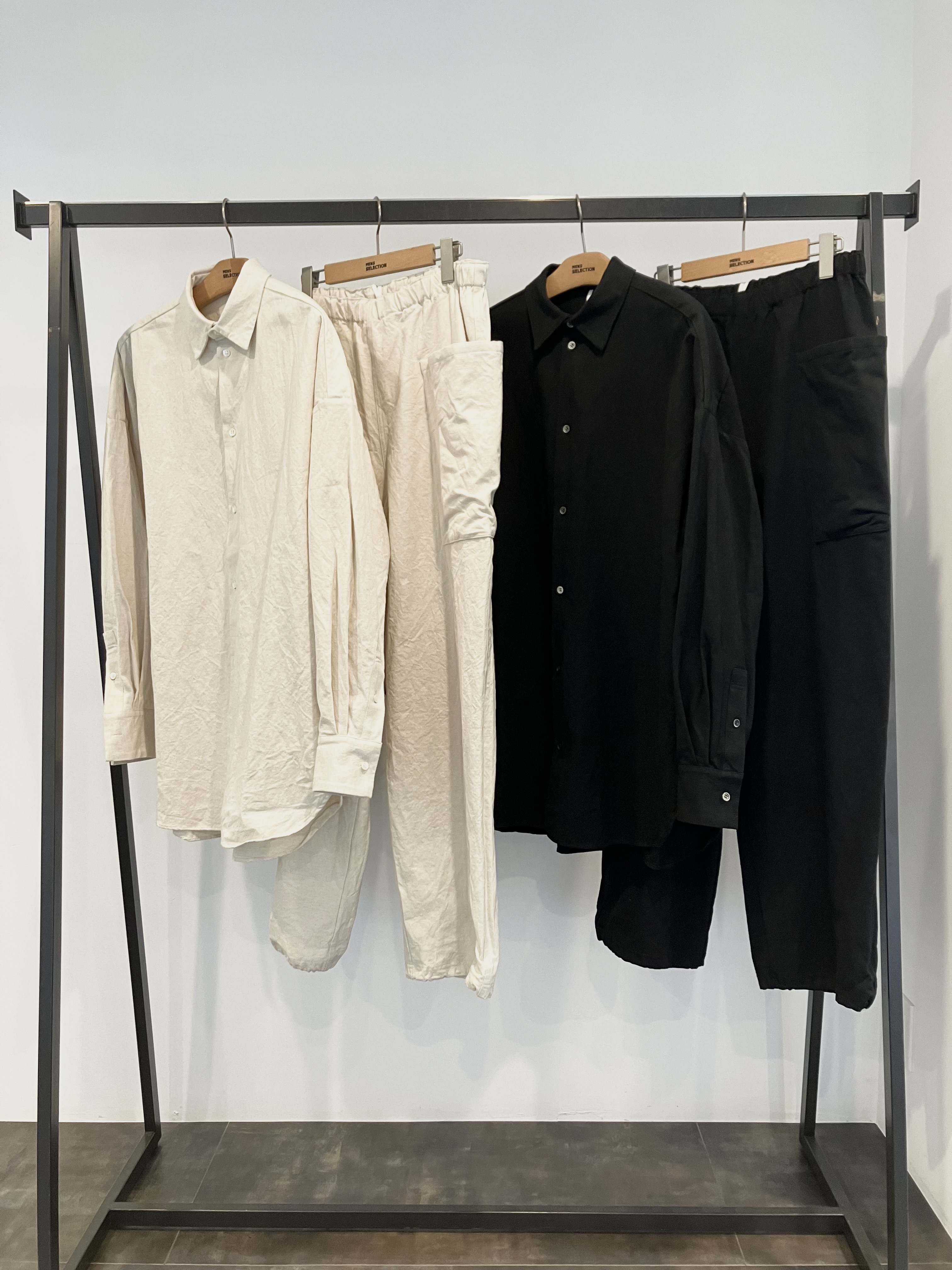 sus-sous 別注 atelier shirt & easy pants
