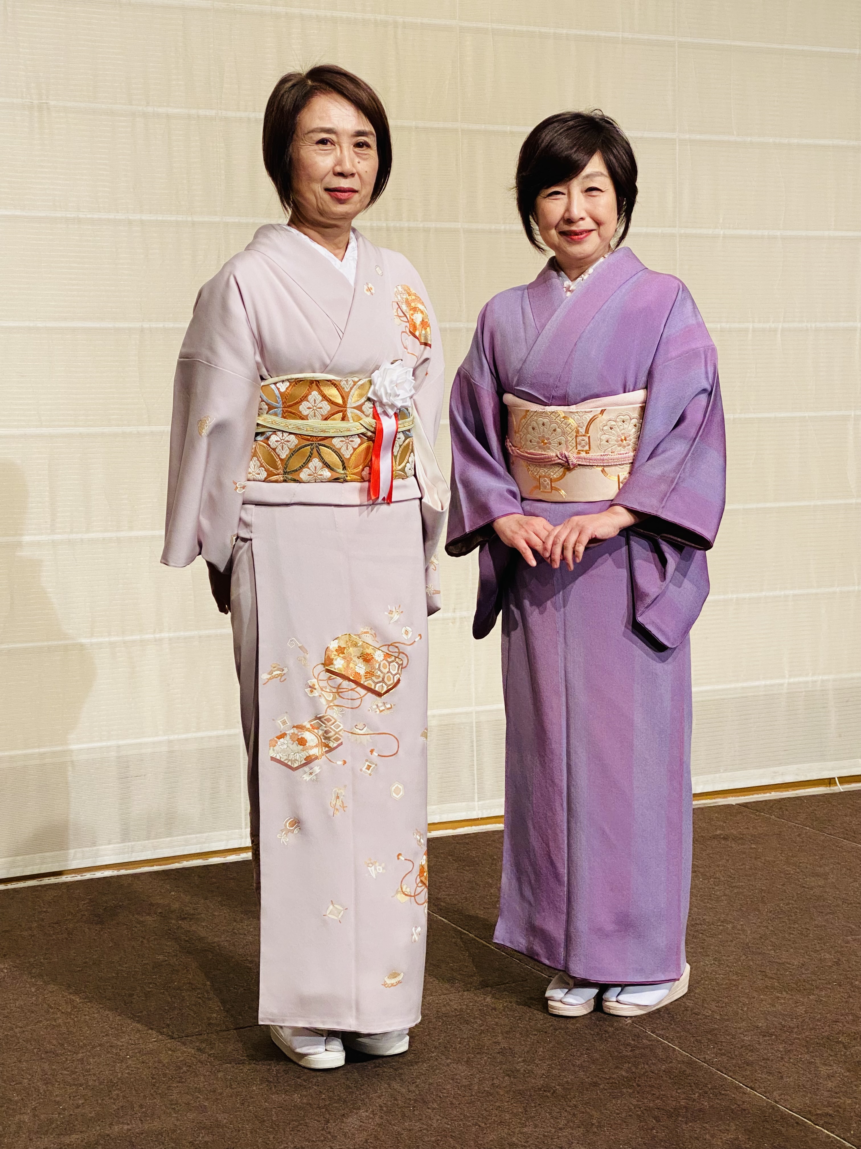 きもので「祝う装い」〜池坊花展