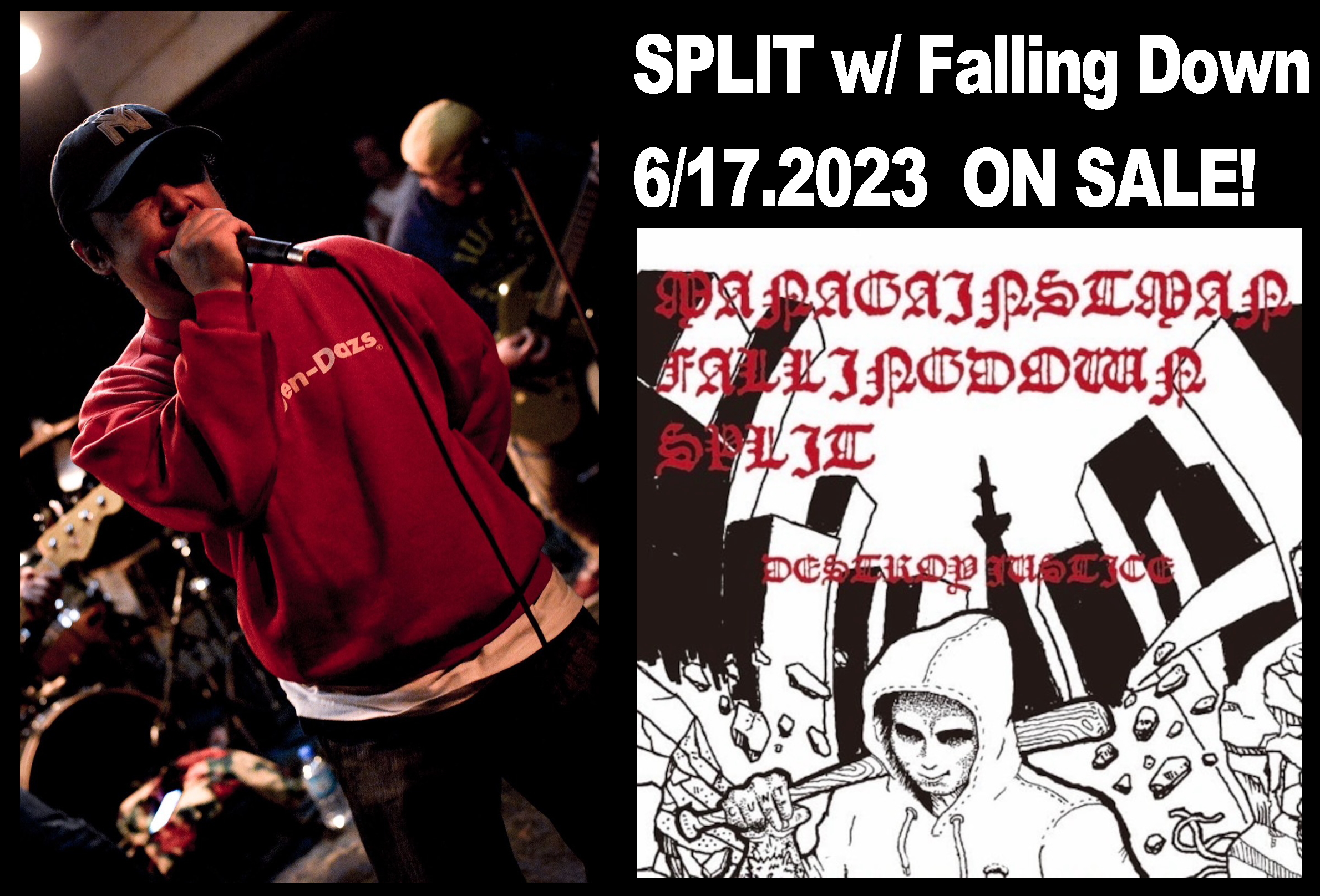 Split w/ Falling Down 7"/CD on Crew For life Recs!
