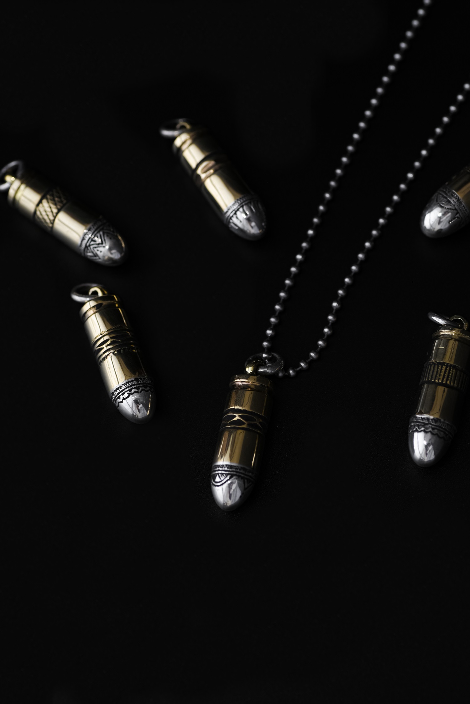 Touareg Siver × Bullet Necklace