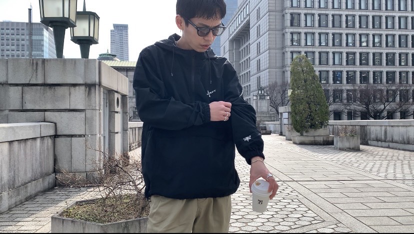 ANORAK PARKER HONEY BEE ’BLACK‘II