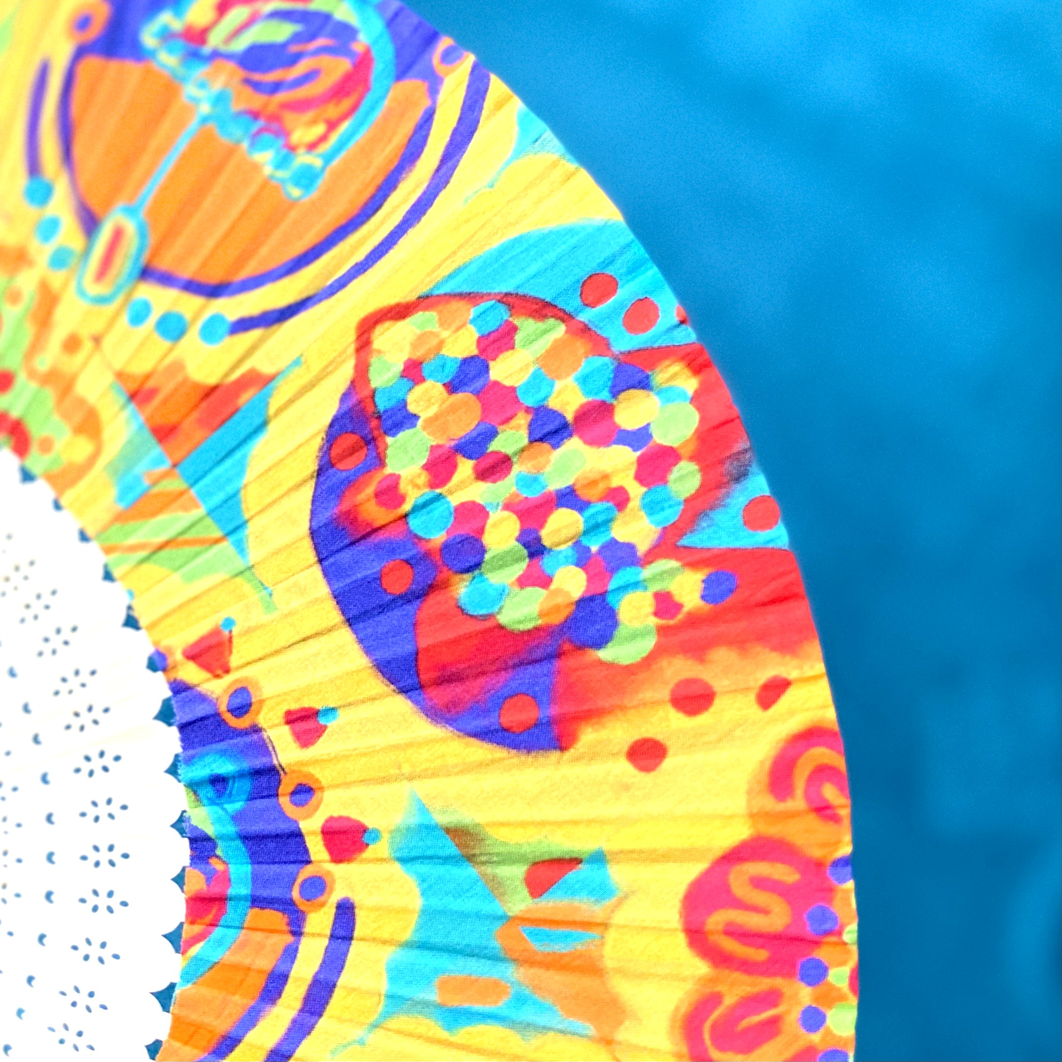 扇子を作りました!どうぞ!