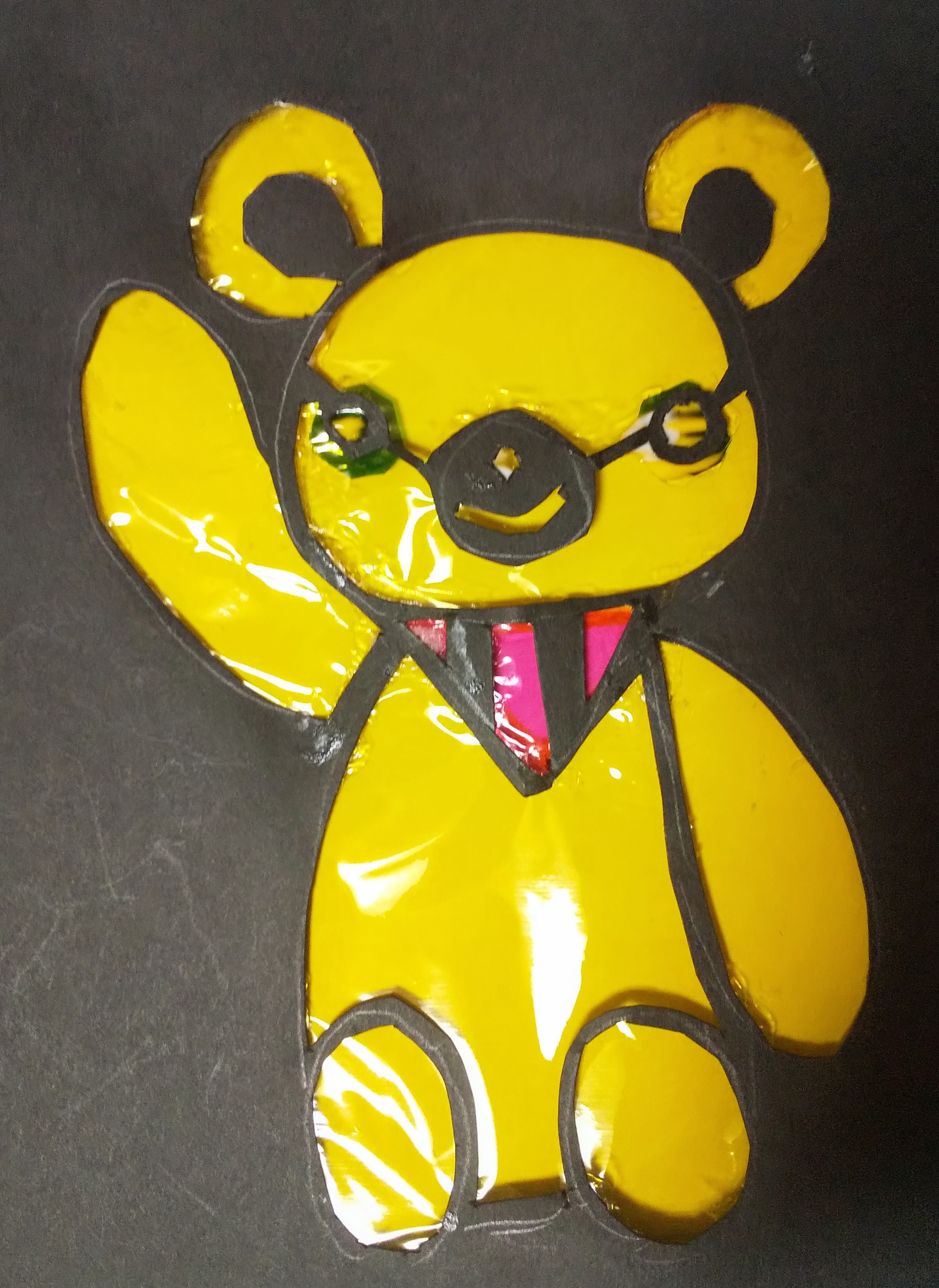 切り絵のステンドグラス風ホログラムを作ってみよう😊