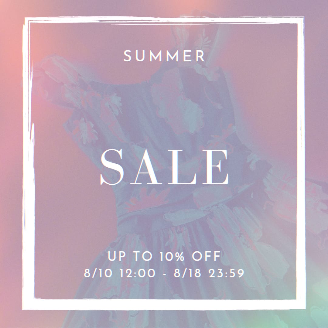 全品対象!!10%OFFクーポン配布のお知らせ