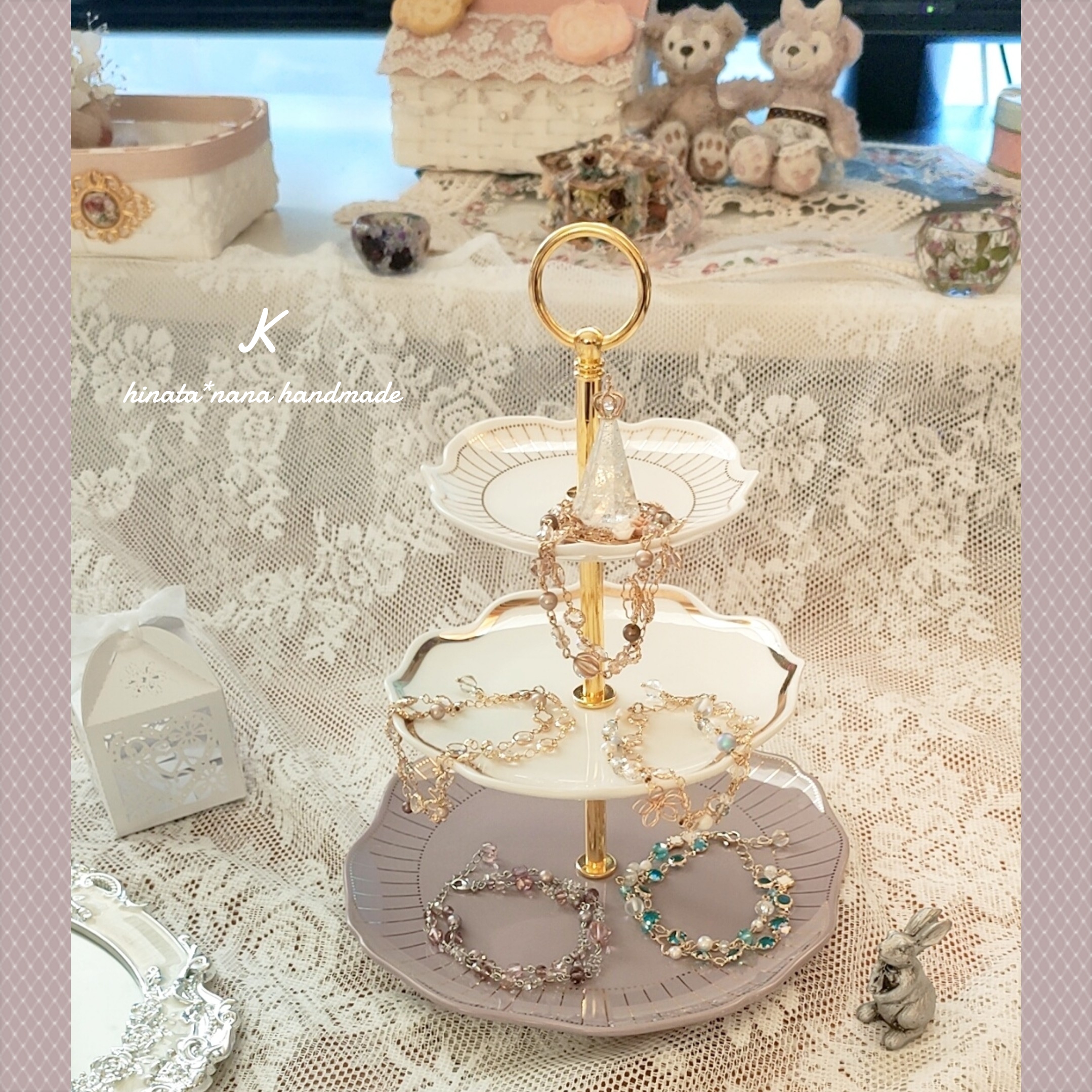 新作のブレスレットを出品致しました✩.*˚