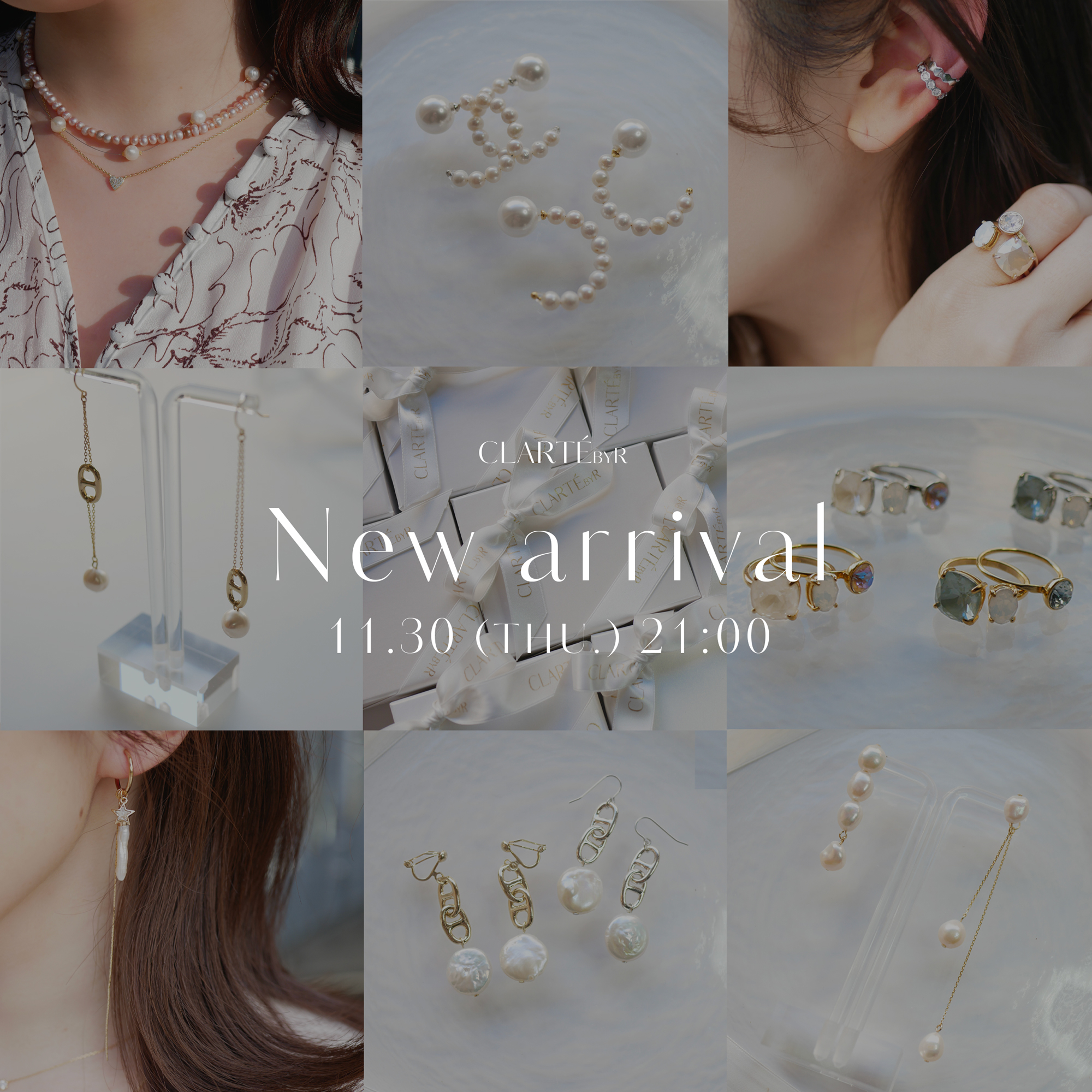 【New ARRIVAL】11.30(THU.)21:00 ~