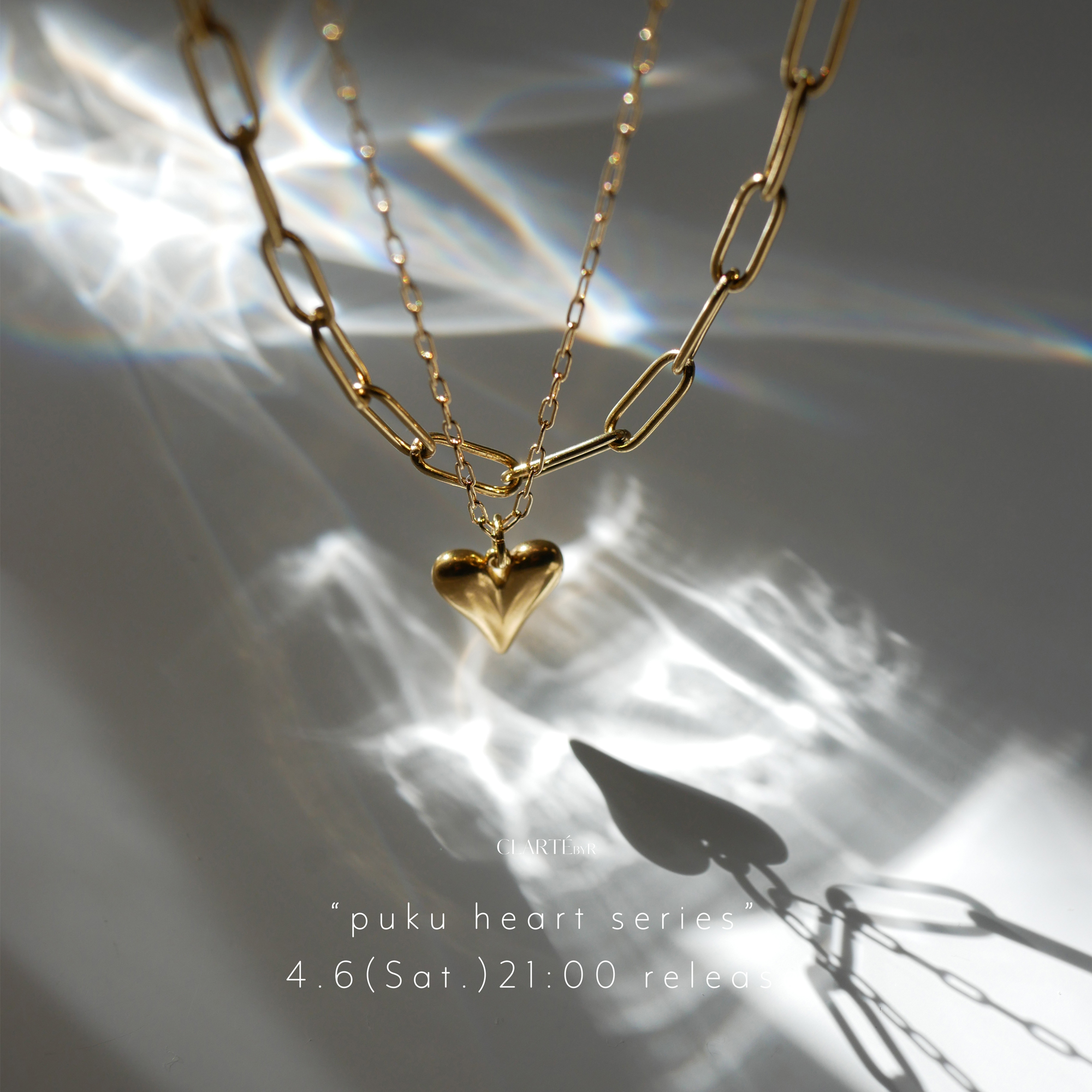 4.6(Sat.)21:00-"puku heart series"販売開始