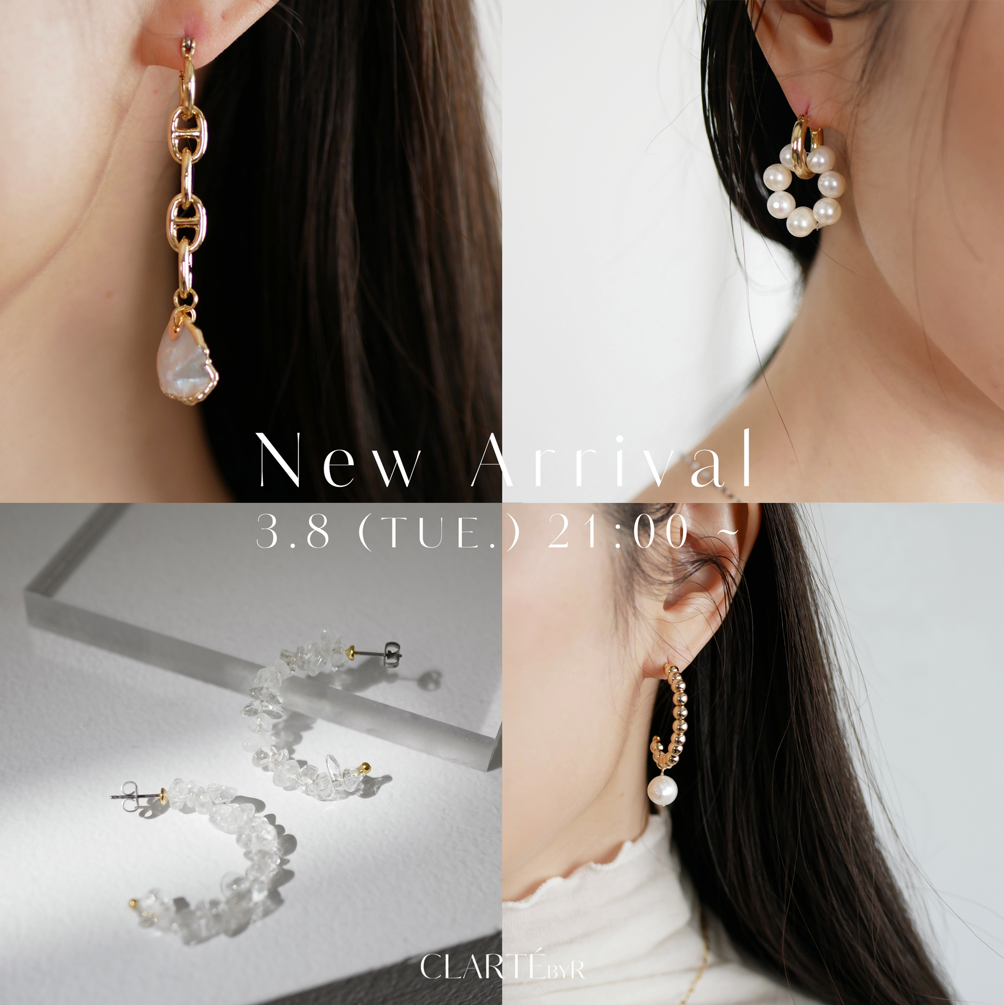 3.8(WED.)21:00 ~ New Arrival