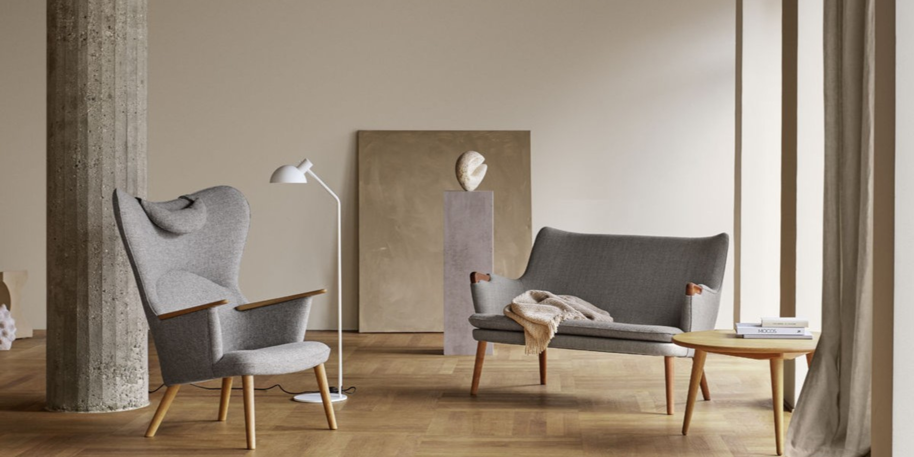 ウェグナー不朽の名作 CH78 ママ・ベアチェアが叶える極上の寛ぎ