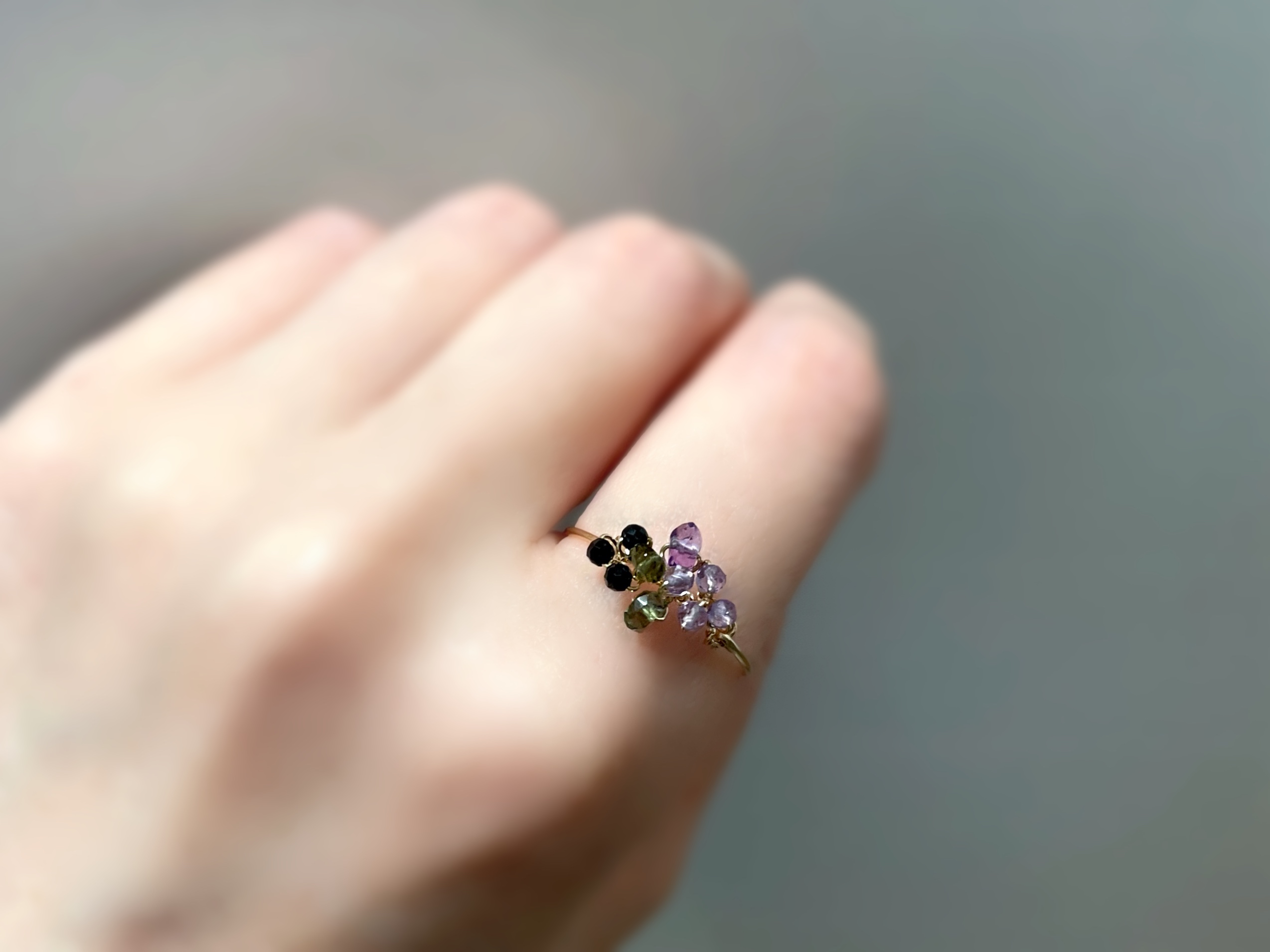 「Bijou bouquet - 3種の天然石の指輪」販売開始のお知らせ