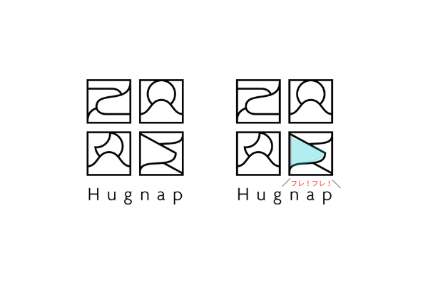 フレ！フレ！Hugナプのロゴの秘密
