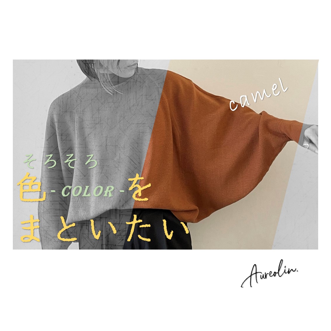 【Aureogram.】そろそろ色-COLOR-をまといたい #camel