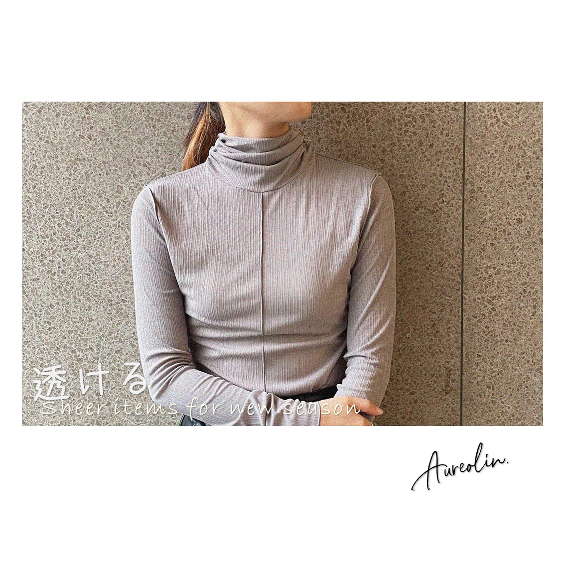 【Aureogram.】透ける -Sheer in new season-　#cutsew