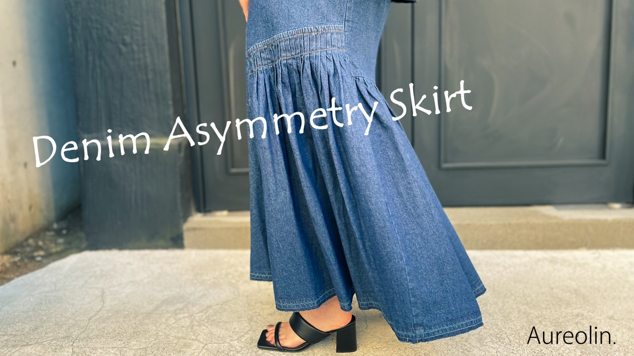 【24SS】Denimi Asymmetry Skirt｜デニムアシンメトリースカート