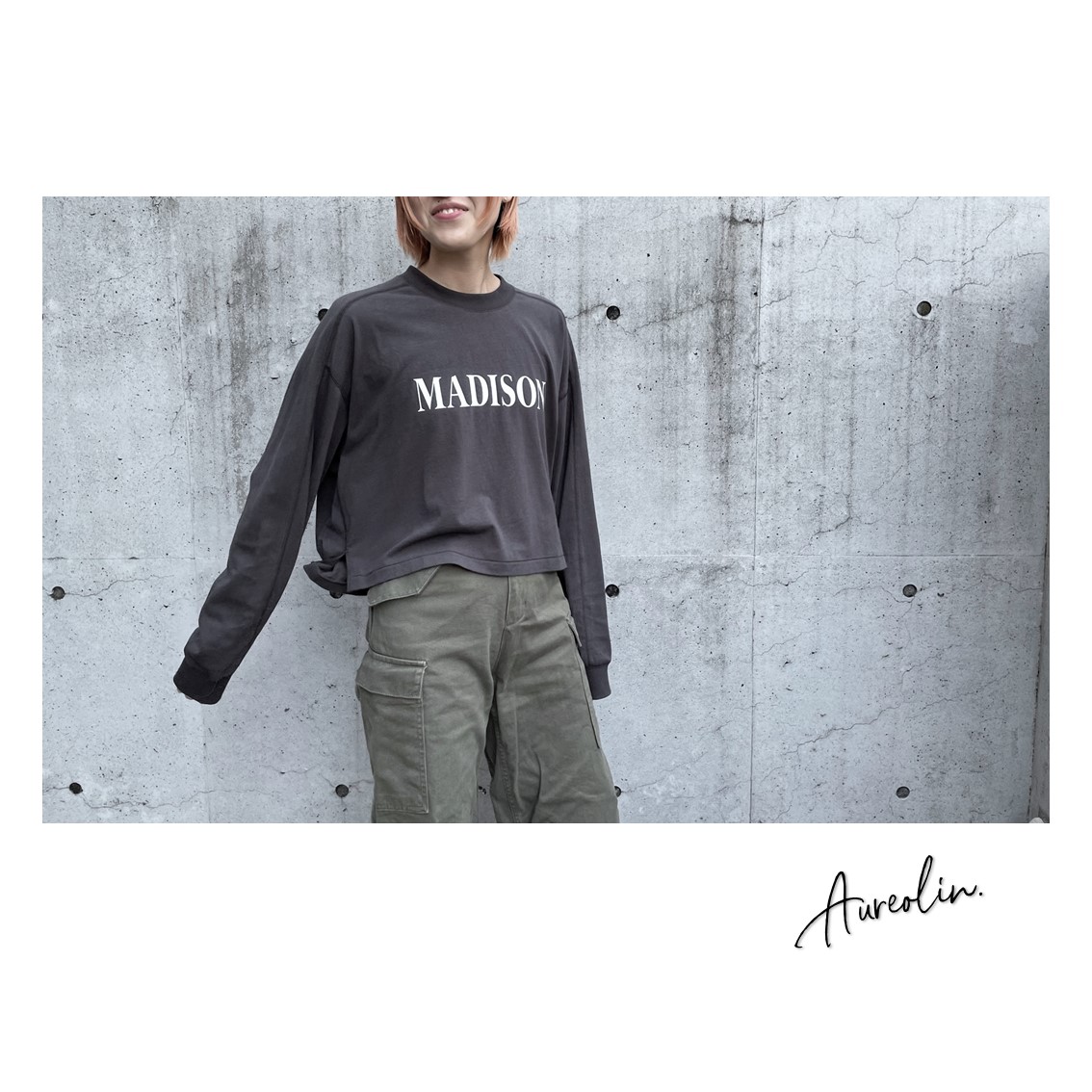 【新作入荷情報】USAコットンロゴロングTシャツ