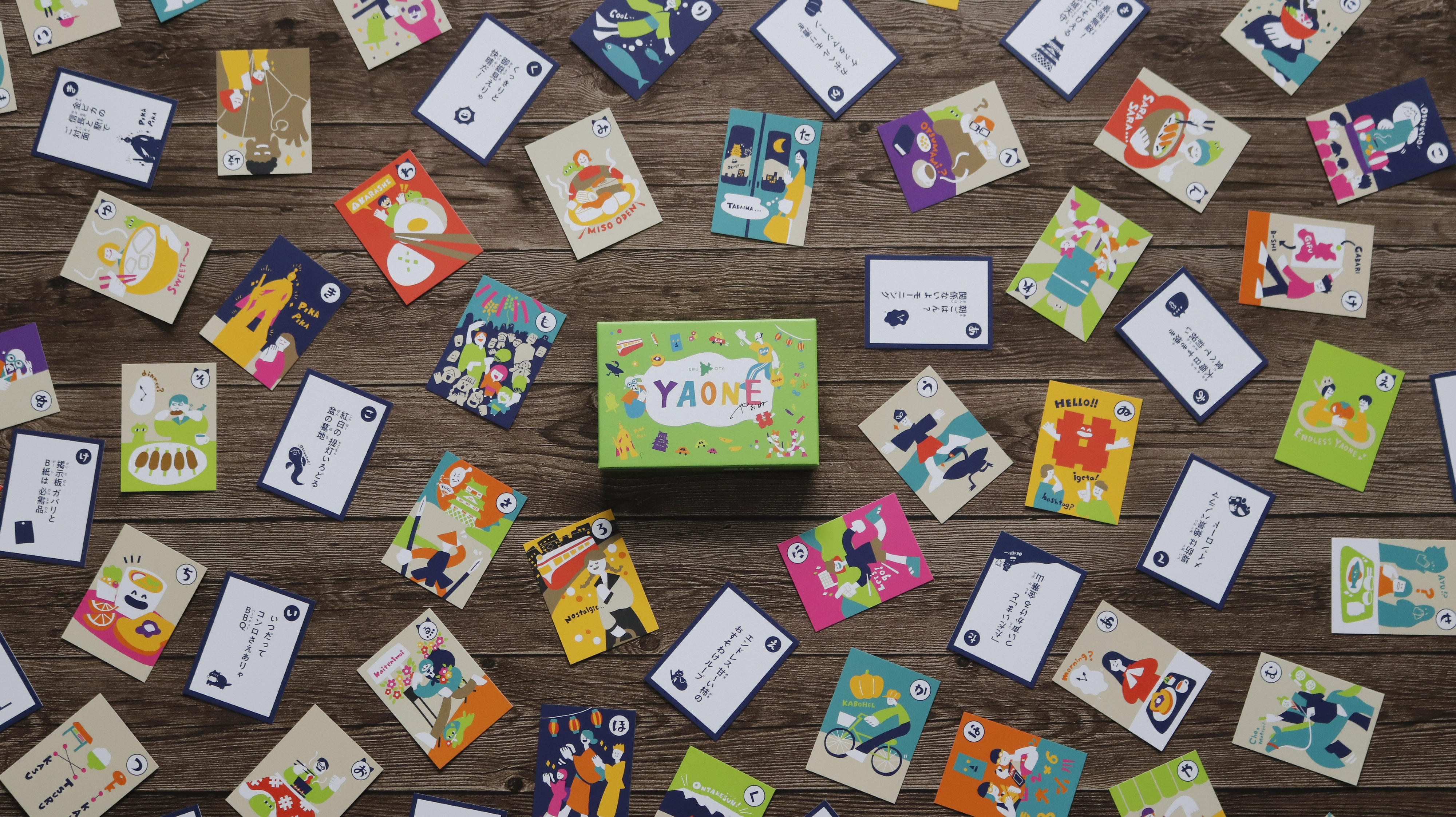 【新発売】岐阜あるある カードゲーム『YAONE -やおね- 』本日より販売開始！