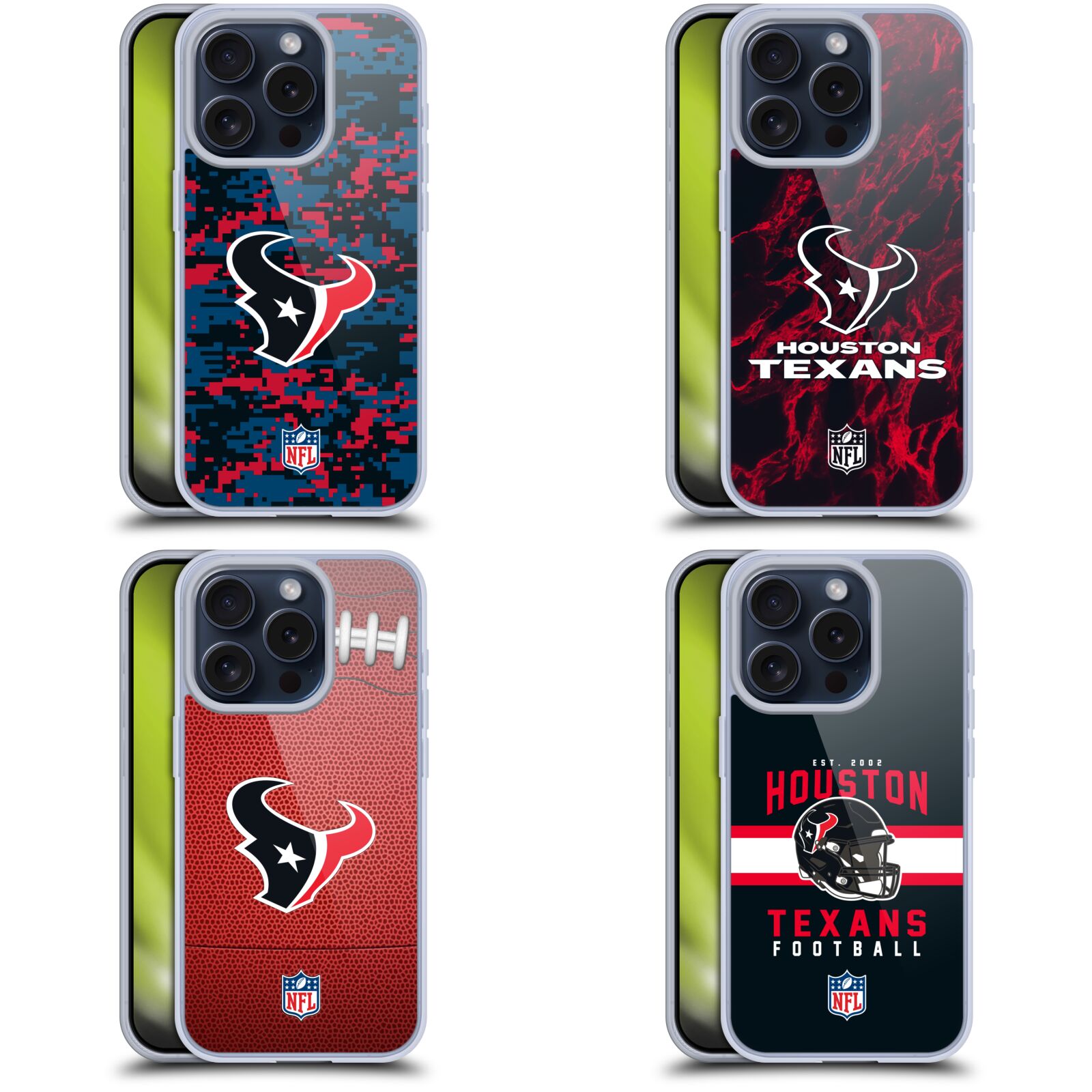 2025年春にぴったり！NFL Houston Texans ソフトジェルケースでスマホをスタイリッ
