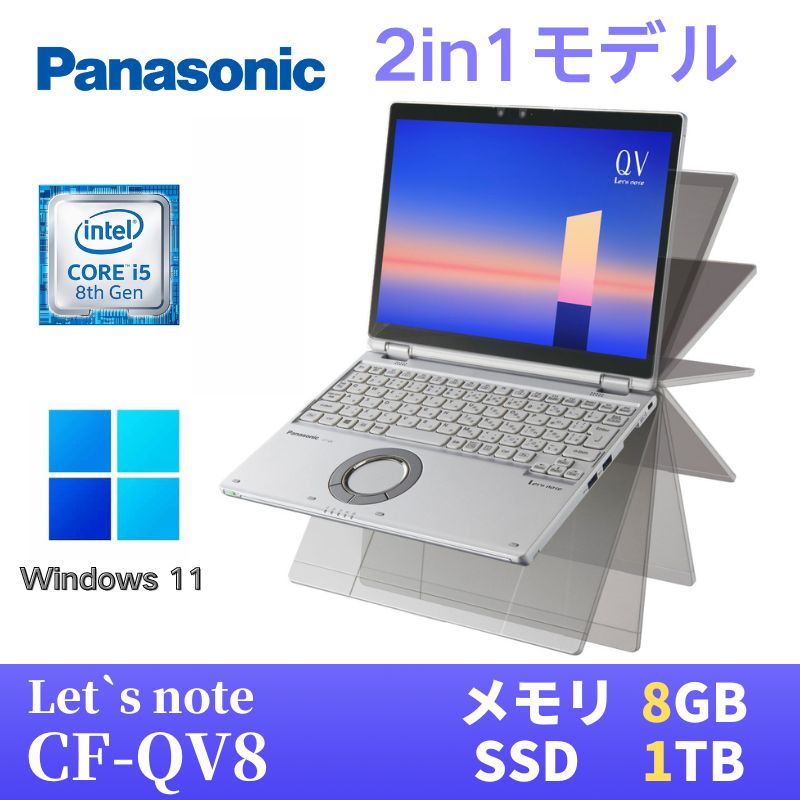 今だけ300%ポイントバック！感謝祭限定Panasonic レッツノートCF-QV8で最強の2in1