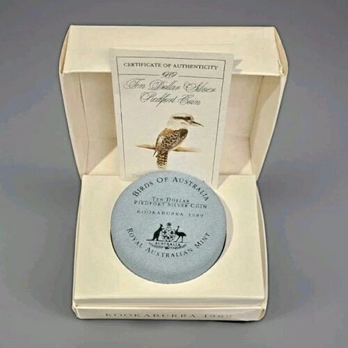 【本日見つけた掘り出し物】希少な1989年オーストラリア銀製ピエフォートコイン!鳥シリーズの高品質プ