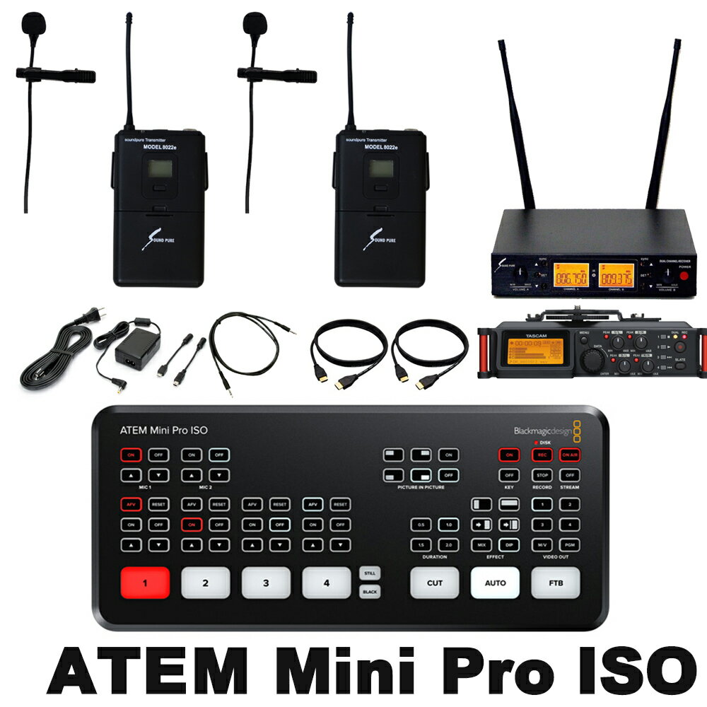 今こそ最大50%オフ！Blackmagic Design ATEM Mini Pro ISO＆800