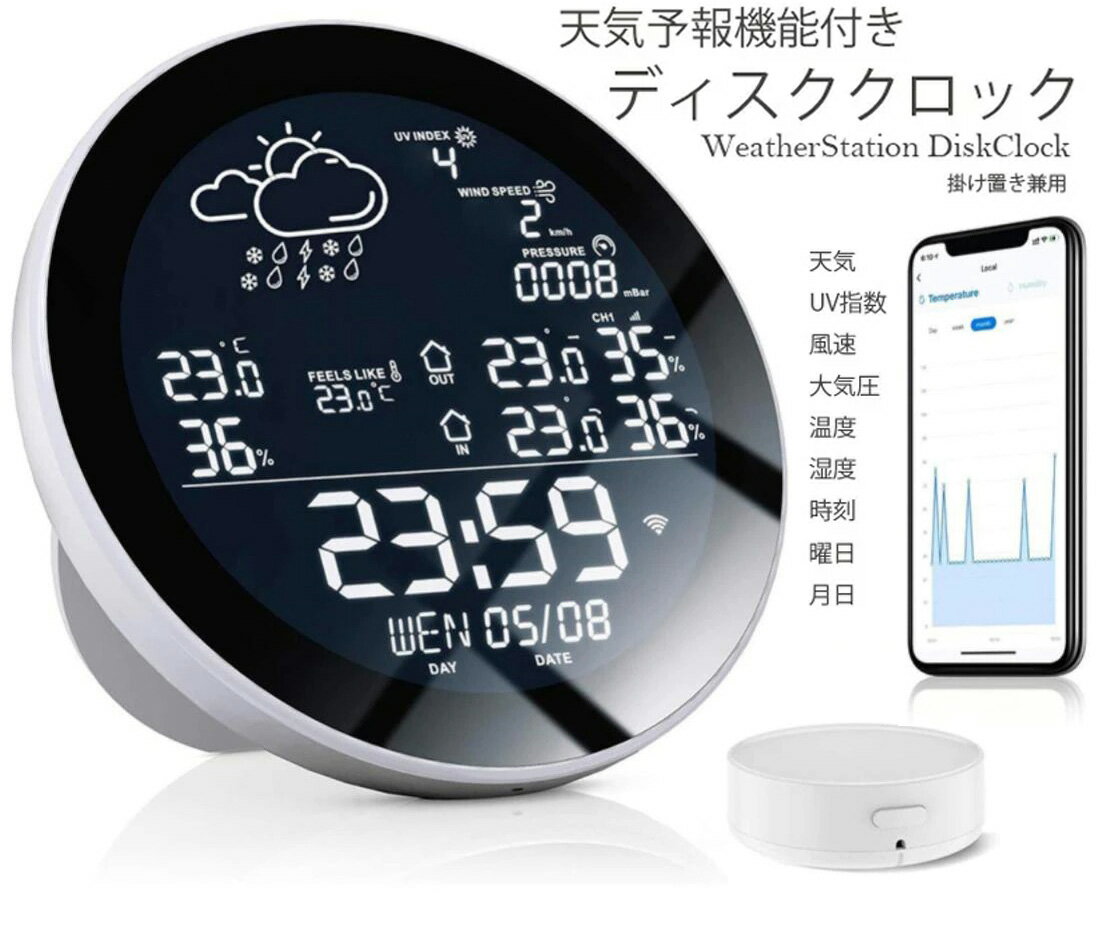 【本日見つけた掘り出し物】スマホ連携で天気も気温も一目瞭然!屋内外の気象情報を正確にキャッチできるデ