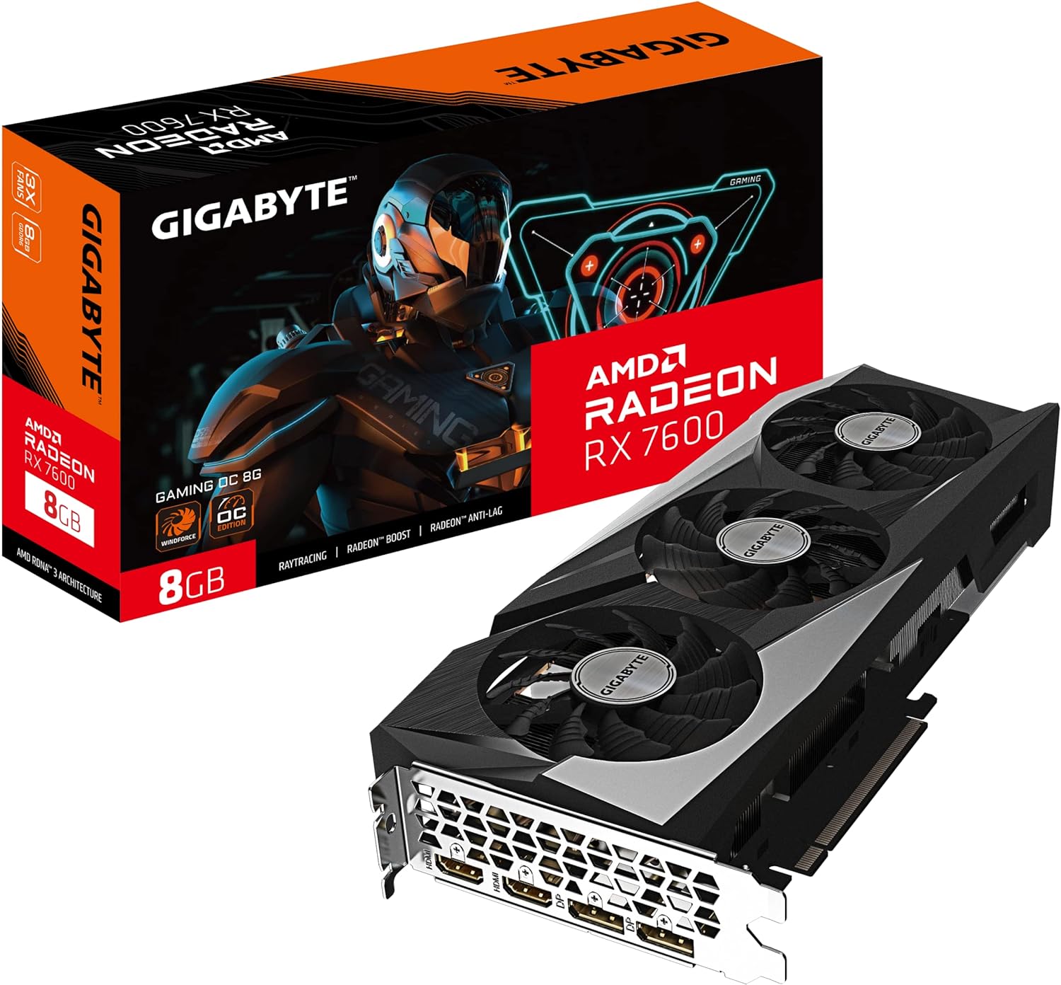 高性能8GB GIGABYTE RX7600で快適なオンラインゲーム環境を実現