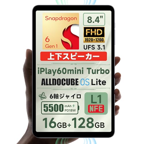 本日の新価格！ALLDOCUBE iPlay60mini Turboが16GB+128GB特価で登場