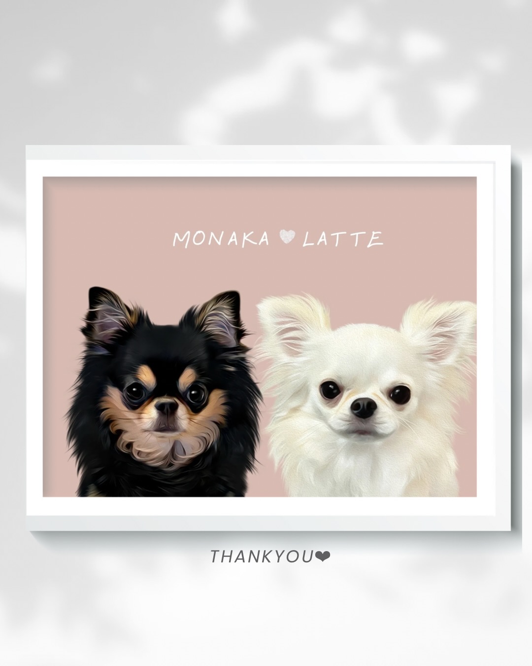 並ぶと、かわいさ2倍🐶🤍