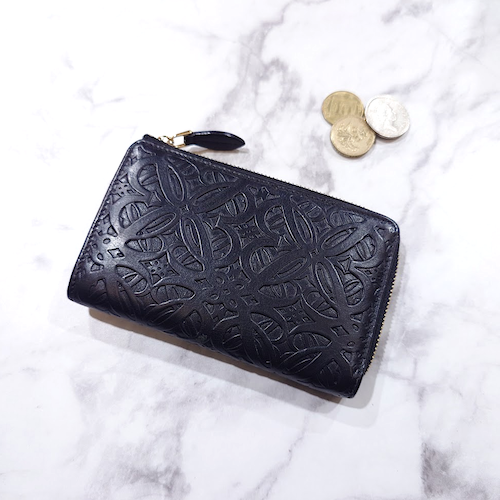 LOEWE ロエベ アナグラム 総柄 L型ジップ コイン&キーケース  ミニウォレット.