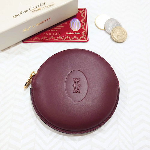 【Cartier】カルティエ マストライン ラウンド コインケース.