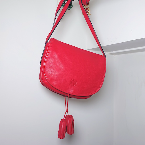 LOEWE ロエベ ショルダーバッグ クロスボディ アナグラム タッセル カタツムリチャーム.