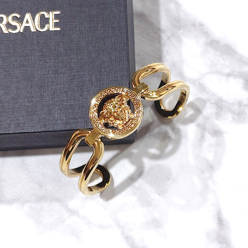VERSACE ヴェルサーチェ ヴェルサーチ メドゥーサ '95 カフ ブレスレット バングル.