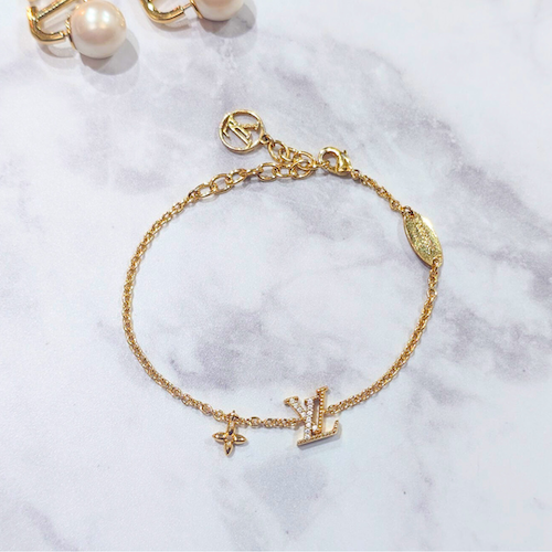 LOUIS VUITTON ルイヴィトン ブレスレット LV アイコニック ゴールド M00587.