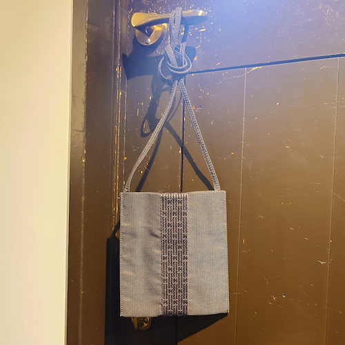 HERMES エルメス エールライン ショルダーバッグ  サコッシュ  グレー.
