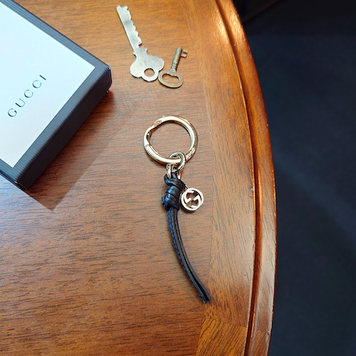 GUCCI グッチ キーホルダー キーリング チャーム インターロッキングG.