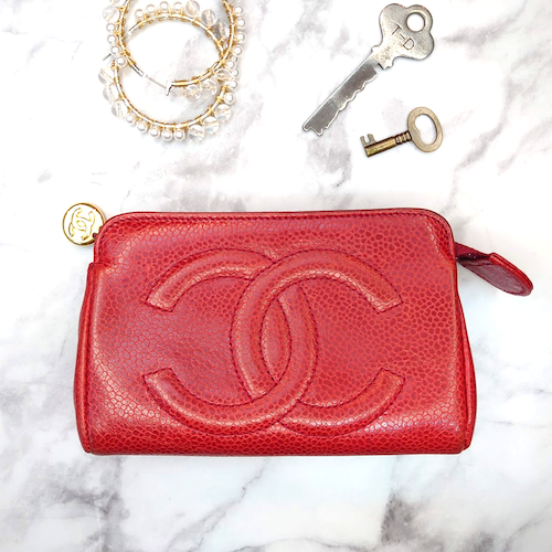 【CHANEL】オールドシャネル ポーチ.