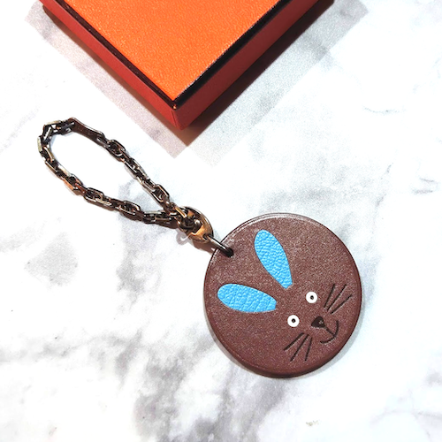 【HERMES】干支 キーホルダー バッグチャーム うさぎ 卯
