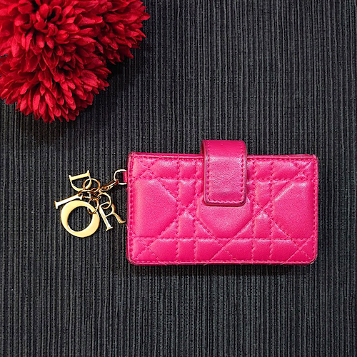 SALE！【Christian Dior】 クリスチャンディオール レディディオール カードケース.