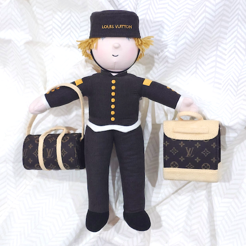 LOUIS VUITTON ルイヴィトン マスコット グルーム ベルボーイ ポーター ぬいぐるみ.
