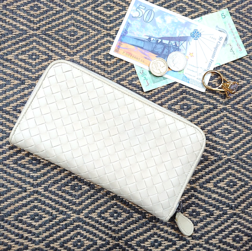 【BOTTEGA VENETA】.ボッテガ・ヴェネタ イントレチャート 長財布 P00029673V