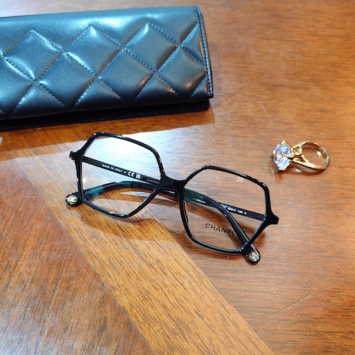 CHANEL シャネル メガネ フレーム アイウェア スクエア シェイプ オプティカル.