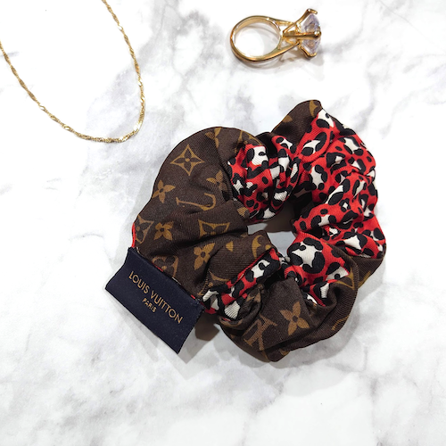 Louis Vuitton LV シュシュ ヘアゴム M77011 ビーマインドフル モノグラム.