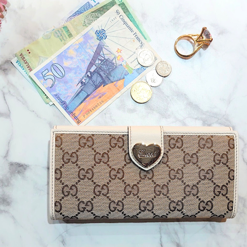 【GUCCI】グッチ ラブリーハート ロングウォレット .