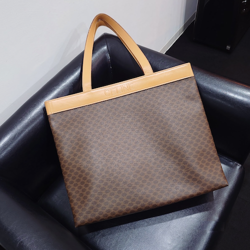 CELINE セリーヌ マカダム柄 トートバッグ ショルダーバッグ ヴィンテージ.
